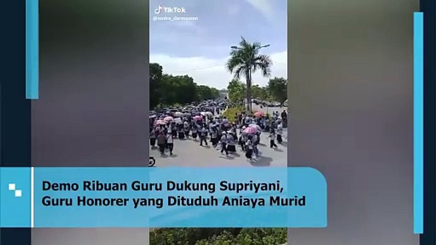 Ribuan Guru PGRI Padati Pengadilan Andoolo, Dukung Rekan yang Dituduh Aniaya Siswa