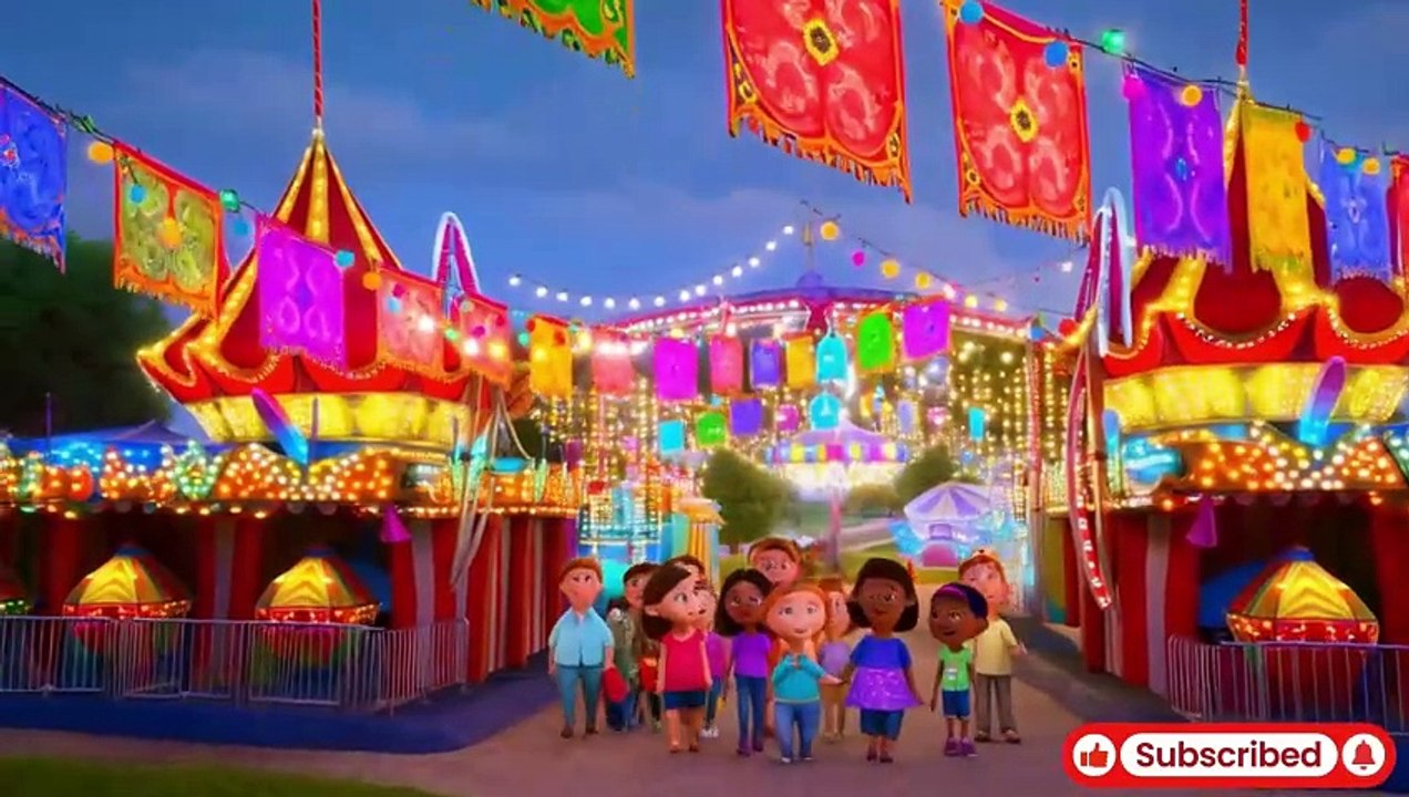 "जानवरों का मेला: मस्ती भरी सैर | Fun Animal Fair Hindi Kids Poem"