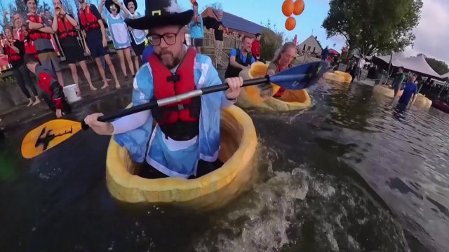 호박 타고 영차~영차~ ...벨기에서 열린 특별한 레이스 [앵커리포트] / YTN