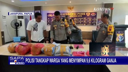Diduga Jadi Pengedar, Ibu Rumah Tangga di Jayapura Simpan 9,6 Kg Ganja
