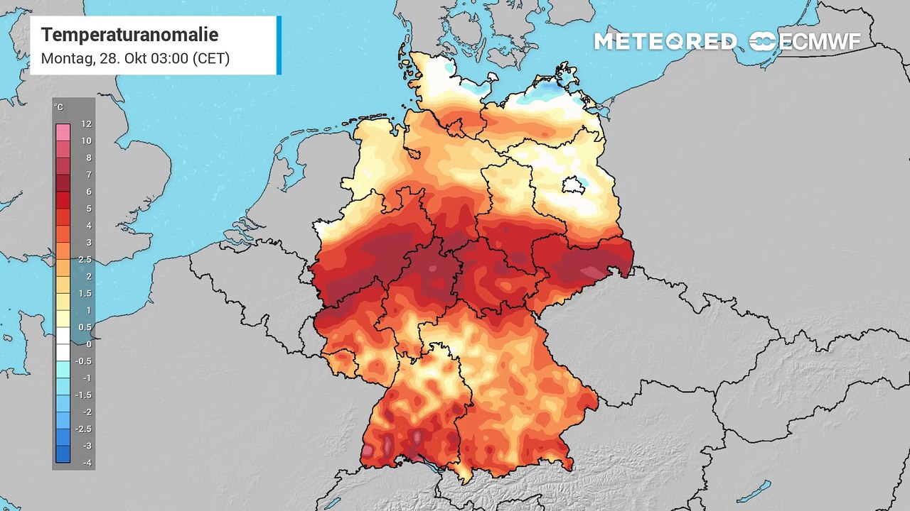 Viel zu warm - die Temperaturen liegen in Deutschland aktuell über den langjährigen Mittelwerten.