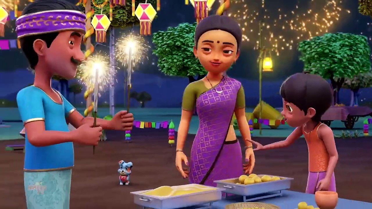 Jhilmil Jhilmil Aayi Diwali_ Nimboo Kids Hindi Cartoon Kids Songs