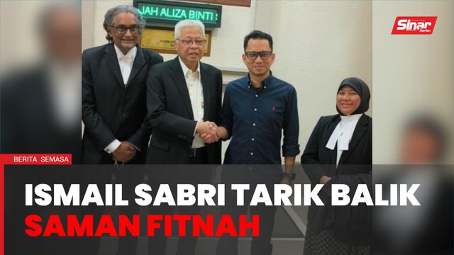 Ismail Sabri tarik saman fitnah terhadap pemilik Agenda Daily