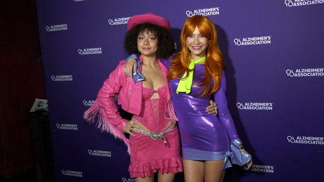 Kayden Muller Janssen and Adrianna Siena 7th Annual Dance Party to End ALZ: Halloween Edition Red Carpet