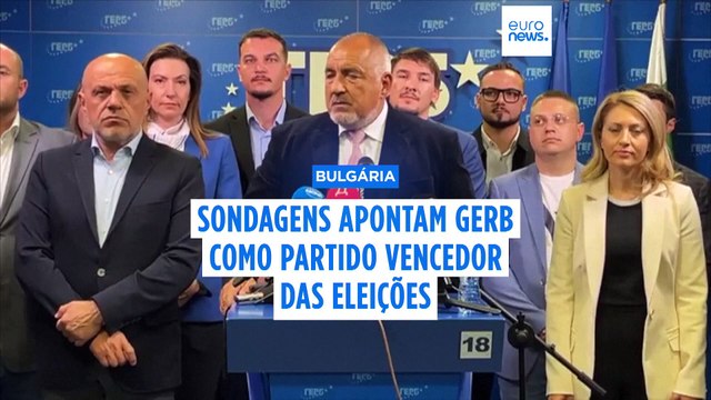 Sondagens apontam partido de centro-direita GERB como vencedor das eleições na Bulgária