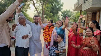 गांव में पढ़ाई कर राधिका बंसल लाई 1st रैंक,आरजेएस रिजल्‍ट देख पूरा परिवार खूब नाच