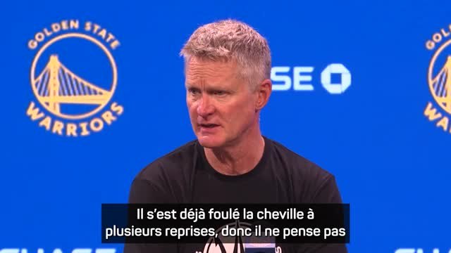 Warriors - Steve Kerr rassurant sur Steph Curry