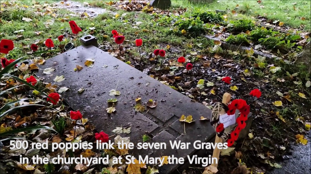 East Preston Yarnbombers launch poppy cascade at St Mary the Virgin Church for Remembrance Day 2024