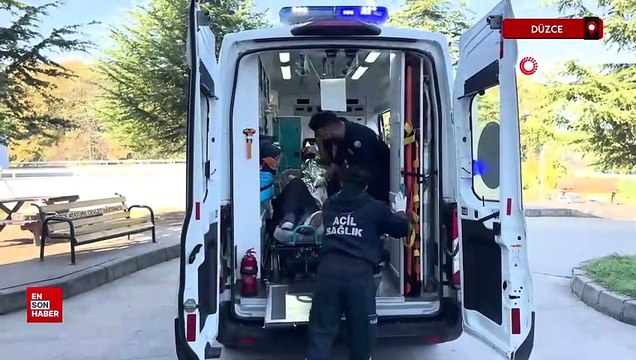 Düzce'de bir kadın otobüste doğum yaptı