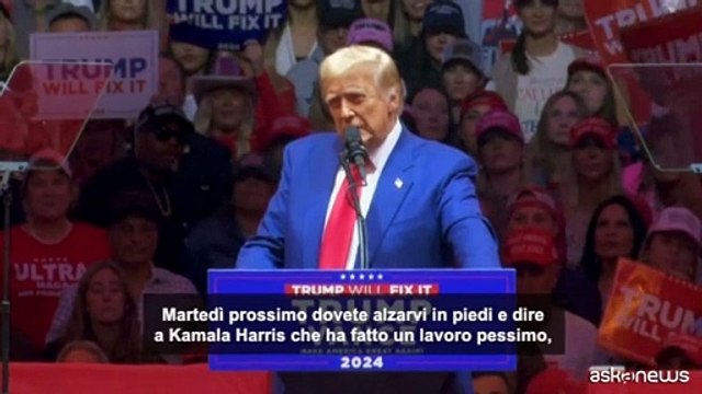 Usa2024, Trump: Kamala e Biden pessimi, hanno distrutto il Paese