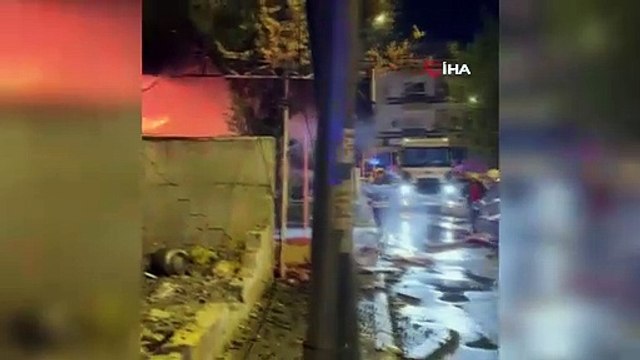 Mersin'de yangın faciası: Göz yaşlarını tutamadı!