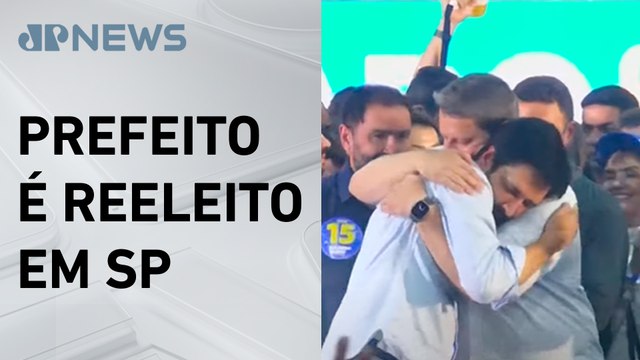 Nunes chama Tarcísio de “líder maior” durante discurso da vitória