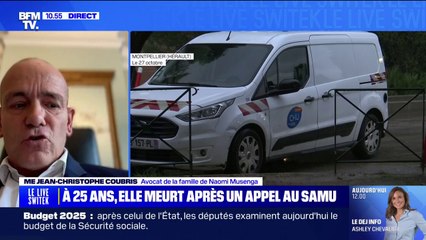 Me Jean-Christophe Coubris, avocat de la famille de Naomi Musenga, morte en 2017, après un appel au Samu ignoré: "Je constate une attitude qui n'est pas toujours à la hauteur de l'urgence"