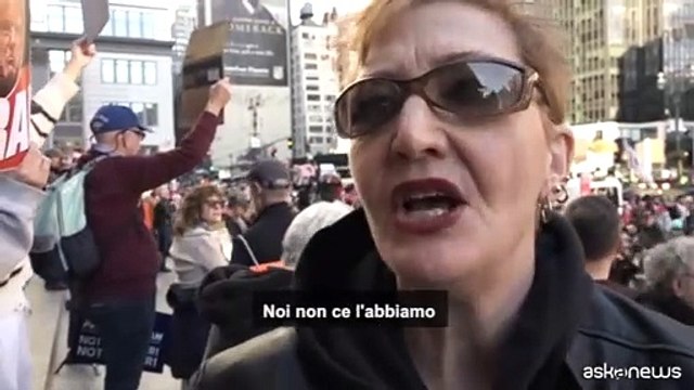 A New York i manifestanti anti-Trump lanciano l'allarme: ? fascismo