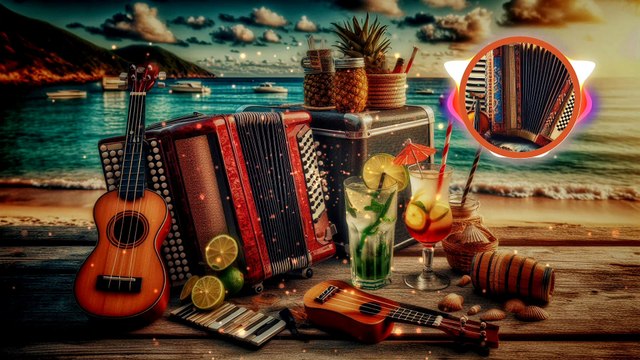 APANHEI-TE, CAVAQUINHO pour accordéon et synthés ❤️ for accordion and synths