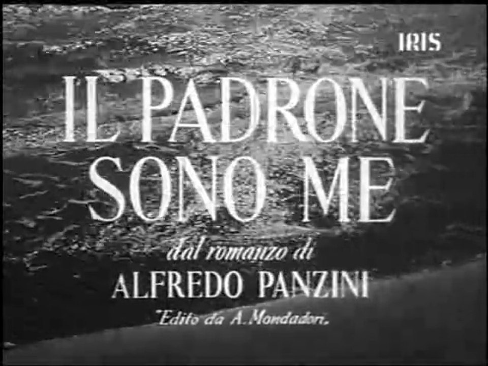 Il padrone sono me (1955) di Franco Brusati, con Paolo Stoppa, Andreina Pagnani, Miriam Bru, Daniela Rocca