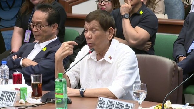 “May rewards ba ang death squad?” Sen. Hontiveros asks ex-Pres. Duterte | GMA Integrated News