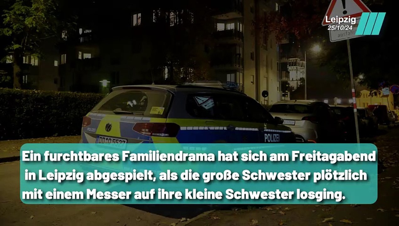 13 Jährige sticht auf 7-jährige Schwester ein
