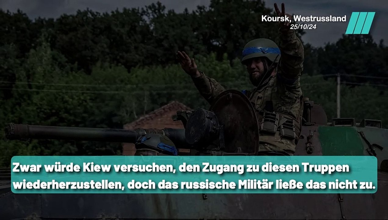 Russische Soldaten erhalten den Befehl, ohne Gnade zu exekutieren