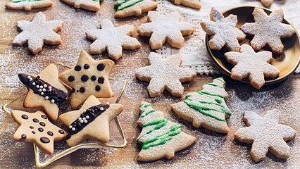 Galletas de mantequilla navideñas - Cocina Fácil