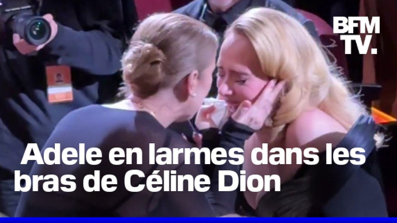 Adele fond en larmes en découvrant Céline Dion...