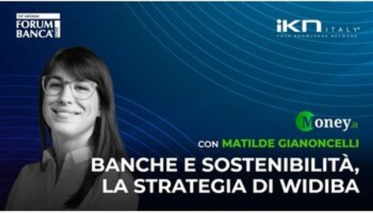 Banche e sostenibilità, la strategia di Widiba - Forum Banca 2023