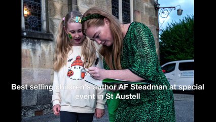 Best-selling children's author AF Steadman at special event in St Austell