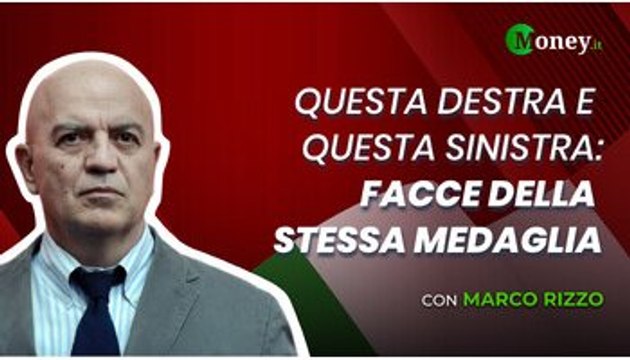 “Questa destra e questa sinistra sono due facce della stessa medaglia”. L'affondo di Rizzo. VIDEO