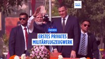 Modi und Sanchez eröffnen Indiens erste private Militärflugzeugfabrik