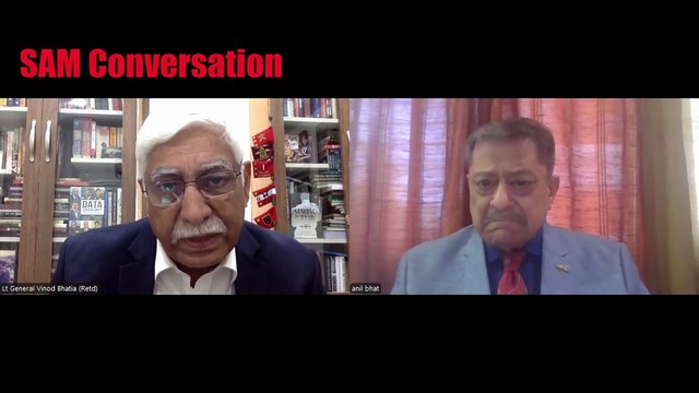 Lt Gen Vinod Bhatia (retd), former DG, Military Operations and and Director, Centre for Joint Warfare Studies, New Delhi speaks with Col Anil Bhat (retd.) on the India-China border disenagement and prospects | SAM Conversation