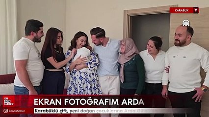 Karabüklü çift, yeni doğan çocuklarına Arda Güler ismini verdi