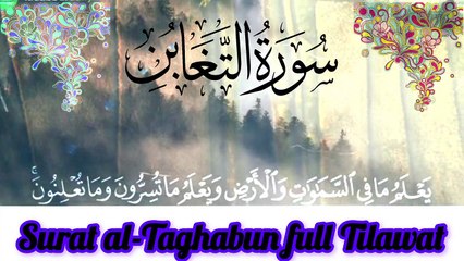 Surah Al-Taghabun _ The promise of eternal bliss in Heaven _ Complete Surah Tilawat _ #quran #heaven