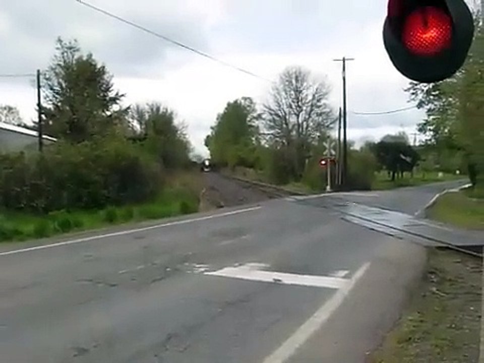 (#1 most viewed train) SP 4449 crossing at  Roberts, Oregon