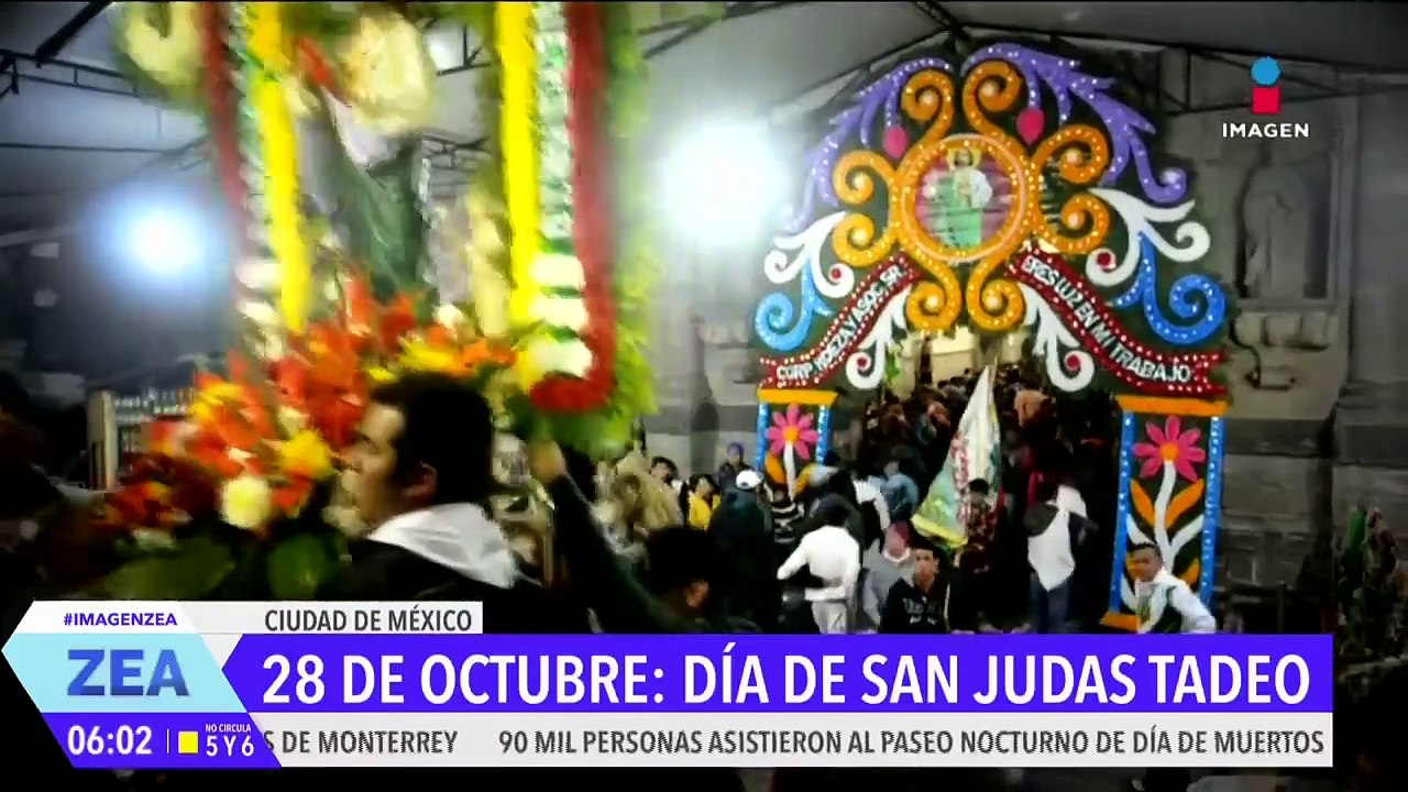 Devotos celebran a San Judas Tadeo este 28 de octubre