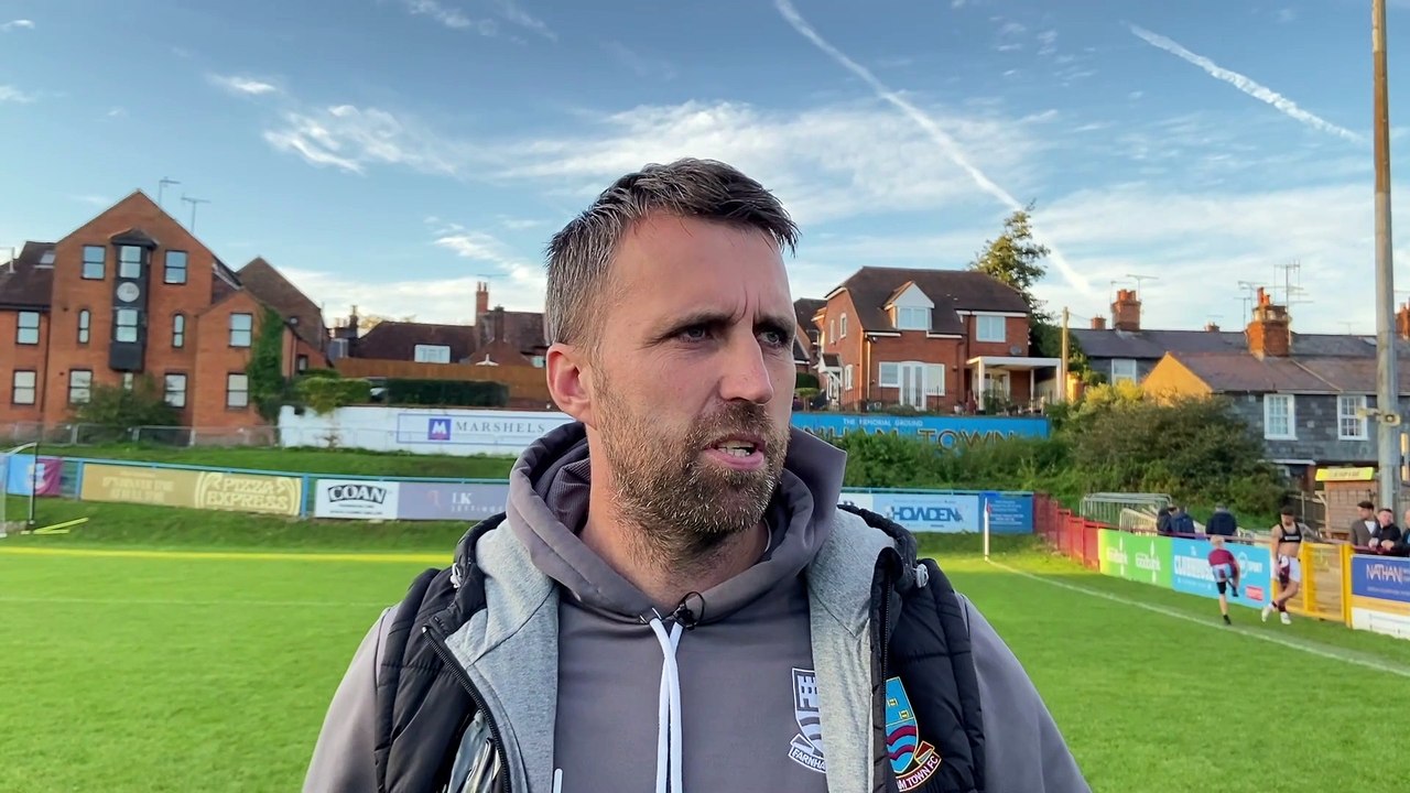 Farnham Town manager Paul Johnson post-Horndean