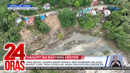 Ilang puntod sa sementeryo, nasira dahil sa landslide | 24 Oras