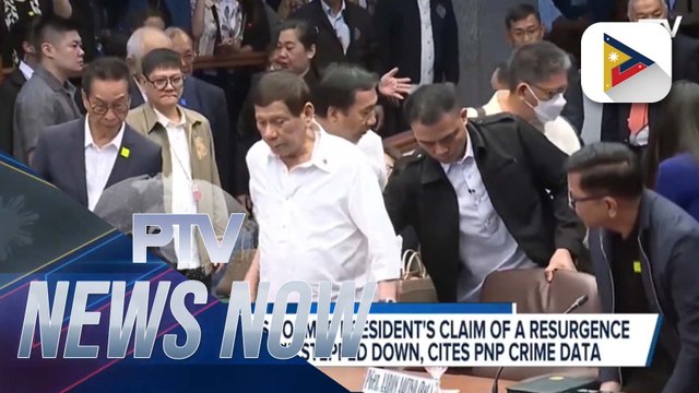 DOJ chief refutes ex-President's claim of resurgence of crime after he stepped down, cites PNP crime data