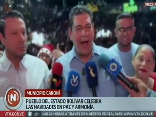 Bolívar I Habitantes de San Félix iniciaron la Navidad en paz con alegría y eventos