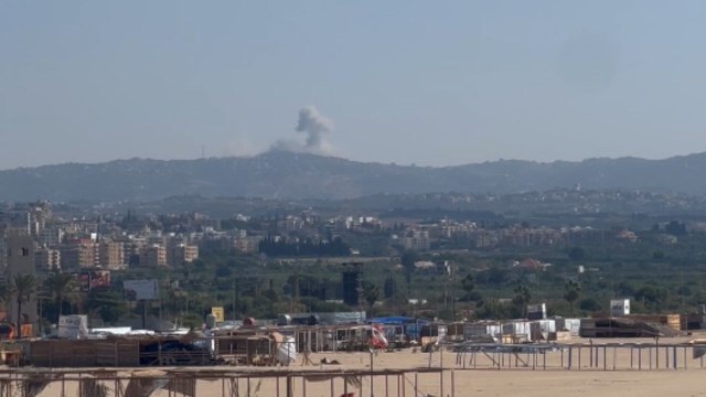 Distressing scenes following Israeli airstrikes in Southern Lebanon captured on video