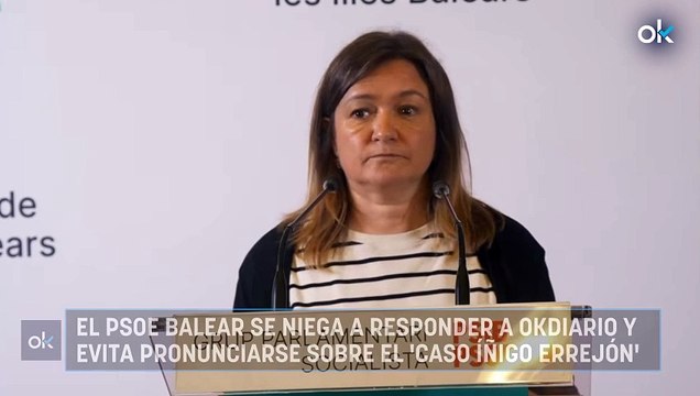 El PSOE balear se niega a responder a OKDIARIO y evita pronunciarse sobre el 'Caso Íñigo Errejón'