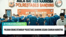 Puluhan Orang Ditangkap Polrestabes Bandung Gegara Edarkan Narkotika