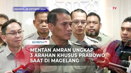 Mentan Amran Beberkan Arahan Prabowo Saat di Magelang