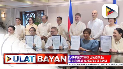 Mahigit 30 ahensya ng gobyerno at international organizations, magkakapit-bisig para wakasan ang gutom at kahirapan sa Pilipinas