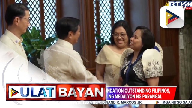 PBBM, ginawaran ng Medalyon ng Parangal ang mga tinaguriang 'outstanding Filipinos'