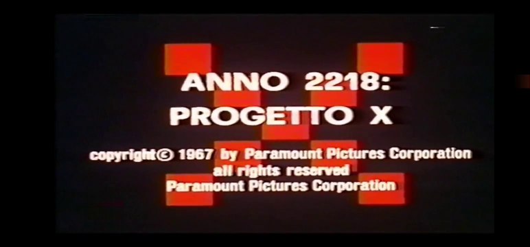 Anno 2218 Progetto X (Parte 1 di 3) del 1967 [ITA]
