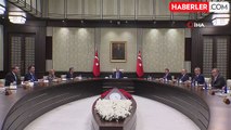 Cumhurbaşkanlığı Kabinesi, Cumhurbaşkanı Erdoğan başkanlığında Beştepe'de toplandı