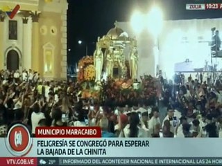 Feligreses acompañaron con respeto y alegría la Bajada de la "Chinita" en el estado Zulia