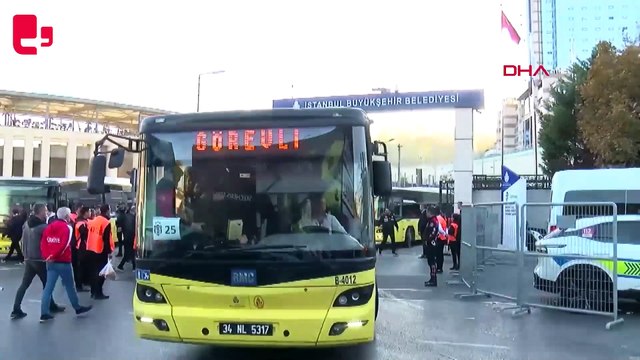 Beşiktaş taraftarı, Galatasaray derbisi için yola çıktı