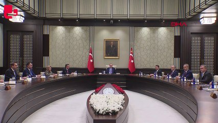 Kabine toplantısı Erdoğan başkanlığında başladı