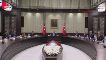 Kabine toplantısı Erdoğan başkanlığında başladı